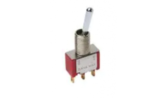 7303TCWV81GE Toggle Switches 2A 250VAC ON-OFF-ON V-BRKT