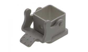 7803.6201.0 GWconnect STD - Standard, Single Lever Bulkhead Mount Housing, Polyamide, with 1 Lever, Vertical, with Gasket, Size 3A «21x21», Grey White