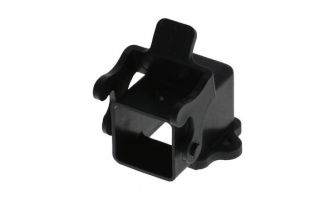7803.6203.1 HD Power Conn BULKHD HSG R/A W/LVR BLACK