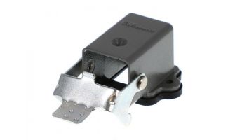 7803.6204.0 GWconnect STD - Standard, Single Lever Bulkhead Mount Housing, Die-cast Aluminum, with 1 Lever, Right Angle, with Gasket, Size 3A «21x21», Grey