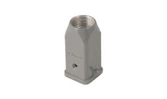 7803.6208.0 GWconnect STD - Standard, Single Lever Hood, Die-cast Aluminum, with 2 Pegs, Top Entry, Size 3A «21x21», Pg11 Thread, Grey