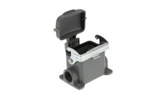7806.6311.0 GWconnect STD - Standard, Single Lever Surface Mount Housing, Die-cast Aluminum, with 1 Lever, with Cover, with Gasket, Size 6B «44x27», Pg16 Thread, Grey