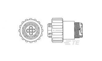 796274-2 Standard Circular Connector SLD CPC PLUG ASSY 17