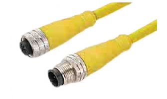 884030B02M020 Cables MIC 4P M/MFE 2M #18AWG PUR