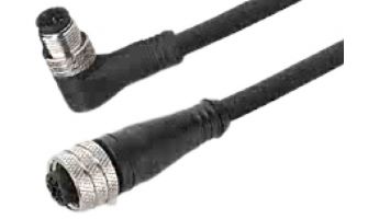 884031B02M020 Cables MIC 4P M/MFE 2M ST/90 #18 PUR
