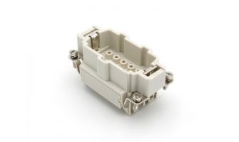 936010243 GWconnect Crimp Contact Insert, Male, 10-Pole, 16A, for Crimp Contacts, Size 10B «57x27»