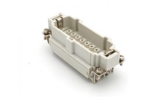 936010281 GWconnect Crimp Contact Insert, Male, 16-Pole, 16A, Numbered 1-16, for Crimp Contacts, Size 16B «77x27»