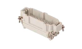 936010282 GWconnect Crimp Contact Insert, Male, 16-Pole, 16A, Numbered 17-32, for Crimp Contacts, Size 16B «77x27»