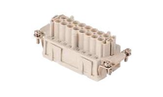 936010290 GWconnect Spring Terminal Insert, Female, 24-Pole, 16A, Numbered 24-48, Silver (Ag) Plated Contacts, Size 24B «104x27»
