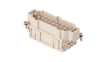 936010296 GWconnect Push-in Terminal Insert, Male, 24-Pole, 16A, Numbered 25-48, Silver (Ag) Plated Contacts, Size 24B «104x27»