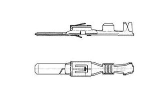 962881-2 Automotive Connectors FLACHSTECK 2