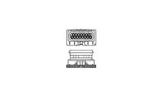 963039-2 Automotive Connectors 15P J-P-TIMER GEH