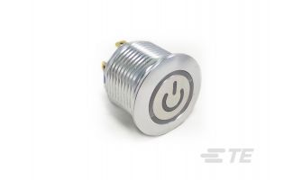 AV1610P524R04 Pushbutton SW AV16 SPM 0.4VA POWER LED YELLOW 24V