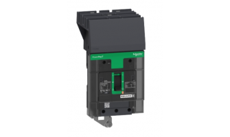 BDA36030 Circuit breaker, PowerPacT B, 30A, 3 pole, 600Y/347VAC, 14kA, I-Line, thermal magnetic, 80%, ABC