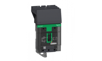 BDA36050 Circuit breaker, PowerPacT B, 50A, 3 pole, 600Y/347VAC, 14kA, I-Line, thermal magnetic, 80%, ABC