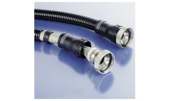 BVIMV-U212-14 EMC Female Connector, Poly6 Nickel-Plated Aluminum, 7/8"-20, NW-12