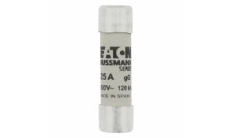 C10G25I FUSE CARTRIDGE 25A 500VAC 5AG