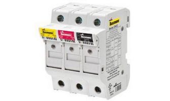 CHM3DI FUSE HLDR CART 690V 32A DIN RAIL with indicator