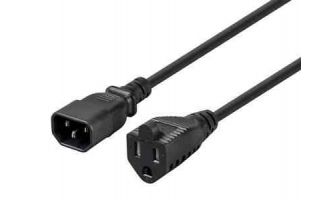 CP8973 CORD 18AWG IEC320-C14 - NEMA5 1'