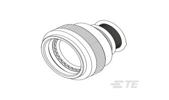 CW1068-000 Circular MIL Spec Strain Reliefs&Adapters