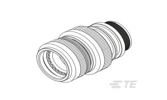 CW3883-000 Circular MIL Spec Backshells STXR40AZ00-1212BI