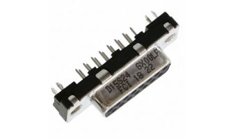 D15S24B4GX00LF D-SUB STANDARD CONN 15P SCKT STRT SOLDER SHELL