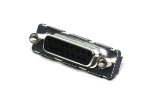D15S24B6PV00LF D-SUB STANDARD CONN S/S STB