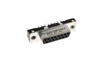 D15S91C6PX00LF D-SUB STANDARD CONN 15P STR PRESS FIT SHELL