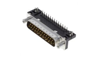 D25P33E6GV00LF D-SUB STANDARD CONN 25P PIN RA SOLDER SHELL SIZE 