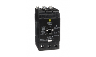 EDB34060 Mini circuit breaker, E-Frame, 60A, 3 pole, 480Y/277VAC, 25kA max, bolt on [TAA]