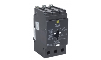 EDB36015 Mini circuit breaker, E-Frame, 15A, 3 pole, 600Y/347VAC, 25kA max, bolt on [TAA]