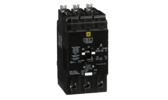 EJB34080 Mini circuit breaker, E-Frame, 80A, 3 pole, 480Y/277VAC, 100kA max, bolt on [TAA]