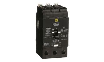 EJB34125 Mini circuit breaker, E-Frame, 125A, 3 pole, 480Y/277VAC, 100kA max, bolt on [TAA]