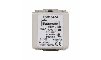 Fuse size 1, 690 Vac (IEC)700 Vac (UL), 630 A fuse