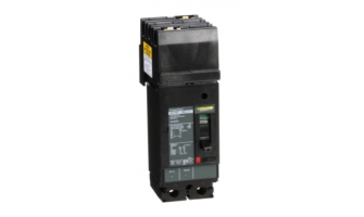 HDA260202 Circuit breaker, PowerPacT H, 20A, 2 pole, 600VAC, 14kA, I-Line, thermal magnetic, 80%, AC