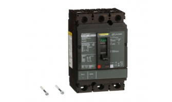 HDL36035 Circuit breaker, PowerPacT H, 35A, 3 pole, 600VAC, 14kA, lugs, thermal magnetic, 80%