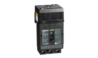 HGA36050 Circuit breaker, PowerPacT H, 50A, 3 pole, 600VAC, 18kA, I-Line, thermal magnetic, 80%, ABC