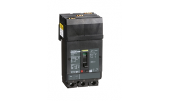 HGA36150 Circuit breaker, PowerPacT H, 150A, 3 pole, 600VAC, 18kA, I-Line, thermal magnetic, 80%, ABC