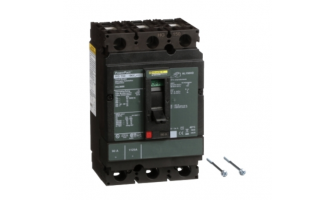 HGL36090 Circuit breaker, PowerPacT H, 90A, 3 pole, 600VAC, 18kA, lugs, thermal magnetic, 80%