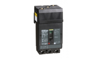 HJA36020 Circuit breaker, PowerPacT H, 20A, 3 pole, 600VAC, 25kA, I-Line, thermal magnetic, 80%, ABC