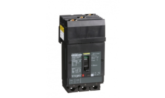 HJA36070 Circuit breaker, PowerPacT H, 70A, 3 pole, 600VAC, 25kA, I-Line, thermal magnetic, 80%, ABC