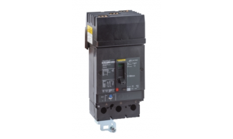 JDA36150 Circuit breaker, PowerPacT J, 150A, 3 pole, 600VAC, 14kA, I-Line, thermal magnetic, 80%, ABC