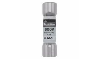 KLM-5 FUSE CARTRIDGE 5A 600VAC/VDC 5AG