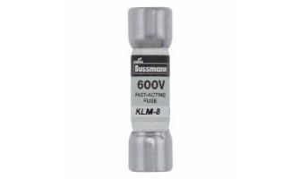 KLM-8 FUSE CARTRIDGE 8A 600VAC/VDC 5AG