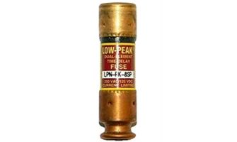 LPN-RK-8SP 8A,  250 Vac, 125 Vdc LOW PEAK DUAL ELEMENT