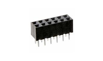M22-7140742 7+7 Pos. Female DIL Vertical Throughboard Conn.
