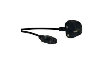 P056-006-10A CORD BS1363A TO IEC 320-C13 6'