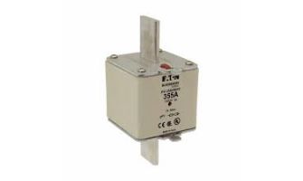 Fuse-link, high speed, 355 A, DC 1000 V, NH3, gPV, UL PV, UL, IEC, dual indicator, bolted tag