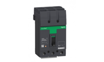 QDA32100 Circuit breaker, PowerPacT Q, 100A, 3 pole, 240VAC, 25kA, I-Line, thermal magnetic, 80%, ABC