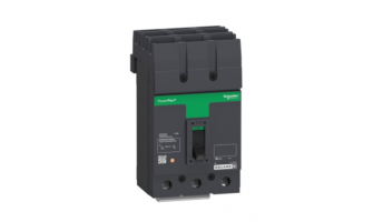 QGA32225 Circuit breaker, PowerPacT Q, 225A, 3 pole, 240VAC, 65kA, I-Line, thermal magnetic, 80%, ABC
